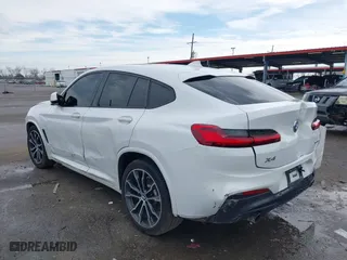 2020 BMW X4 xDrive30i with VIN 5UX2V1C09L9B88384, listed as a IAAI auction lot 41462042 with 78,246 mi miles. Bid and sale history available at carsss.com. Image 3.