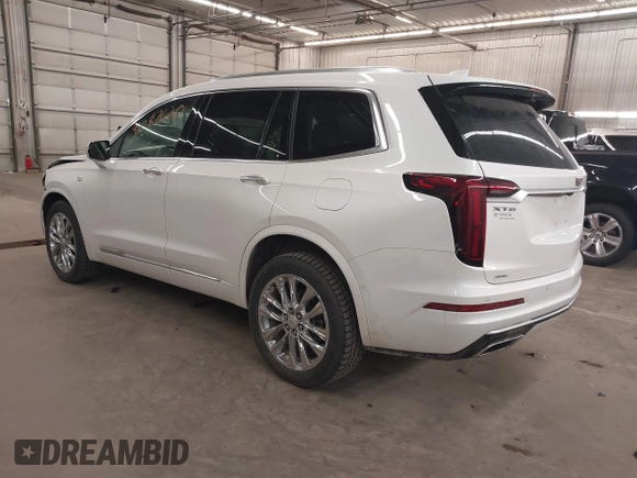 2022 Cadillac XT6 Premium Luxury with VIN 1GYKPDRS3NZ131095, listed as a IAAI auction lot 42087620 with 36,740 mi miles and . Bid and sale history available at DreamBid. Image 3.