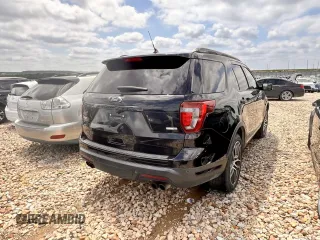 2018 Ford Explorer Sport with VIN 1FM5K8GT5JGA43588, listed as a Copart auction lot 54320345 with 148,996 mi miles and Salvage Title. Bid and sale history available at DreamBid. Image 3.