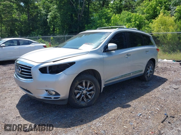 2013 Infiniti JX35 с VIN 5N1AL0MM4DC332435, выставлен на аукционе IAAI как лот 42256294 с пробегом 164 191 миль миль и . История ставок и продаж доступна на DreamBid. Изображение 2.