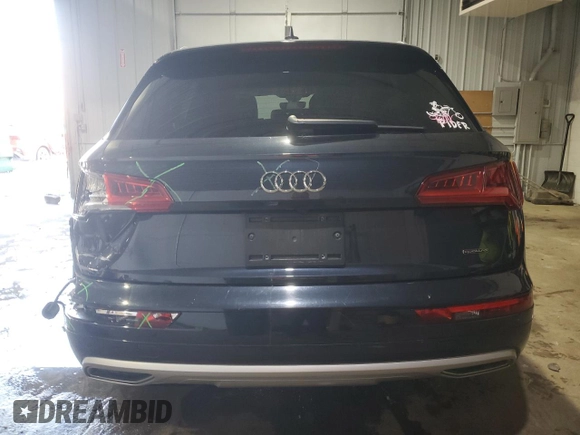2019 Audi Q5 Premium with VIN WA1ANAFY3K2115878, listed as a Copart auction lot 46047055 with 58,089 mi miles and Salvage Title. Bid and sale history available at carsss.com. Image 6.
