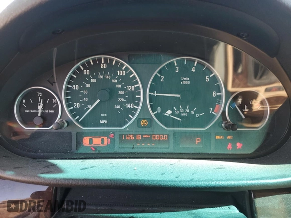 2004 BMW 3 Series 330xi with VIN WBAEW53474PN32887, listed as a Copart auction lot 47210685 with 112,618 mi miles and Salvage Title. Bid and sale history available at carsss.com. Image 9.