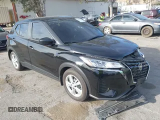 2024 Nissan Kicks S with VIN 3N1CP5BV5RL496320, listed as a IAAI auction lot 41402125 with 4,775 mi miles. Bid and sale history available at carsss.com. Image 1.