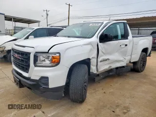 2022 GMC Canyon 2WD Elevation Standard with VIN 1GTH5BEN3N1197977, listed as a Copart auction lot 59438295 with 25,113 mi miles and Salvage title. Bid and sale history available at DreamBid. Image 1.