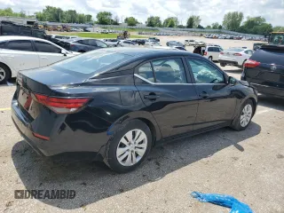 2021 Nissan Sentra S z VIN 3N1AB8BV8MY230664, wystawiony jako Copart lot #57080355 z przebiegiem 45 439 mil mil oraz Szkoda całkowita • Salvage title. Historia ofert i sprzedaży dostępna na DreamBid. Obrazek 3.