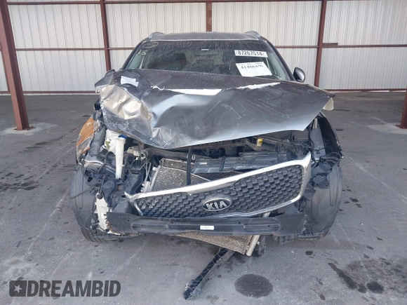 2018 Kia Sorento L with VIN 5XYPG4A37JG414012, listed as a IAAI auction lot 41486456 with 165,262 mi miles. Bid and sale history available at carsss.com. Image 6.