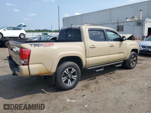 2017 Toyota Tacoma SR5 with VIN 3TMCZ5AN6HM094033, listed as a Copart auction lot 60433505 with 87,708 mi miles and Salvage title. Bid and sale history available at DreamBid. Image 3.