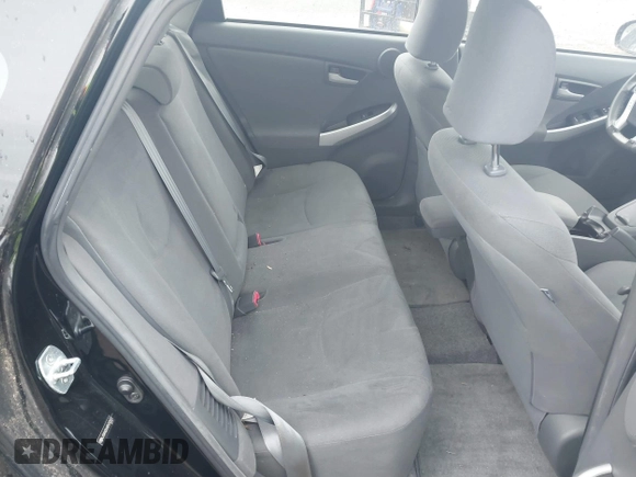 2011 Toyota Prius I with VIN JTDKN3DU6B5343653, listed as a IAAI auction lot 41849401 with 190,617 mi miles. Bid and sale history available at carsss.com. Image 8.