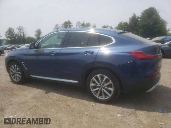 2019 BMW X4 xDrive30i with VIN 5UXUJ3C52KLG51818, listed as a Copart auction lot 59573625 with 77,841 mi miles and Salvage title. Bid and sale history available at DreamBid. Image 2.
