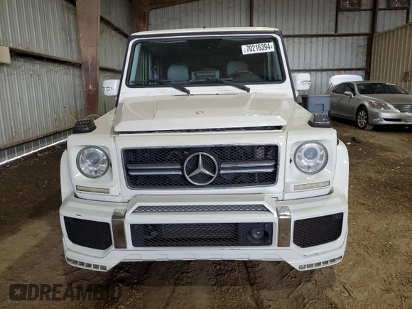 2008 Mercedes-Benz G-Class 5.0L with VIN WDCYR49E58X173606, listed as a Copart auction lot 70216394 with 0 mi miles and Salvage Title. Bid and sale history available at carsss.com. Image 5.