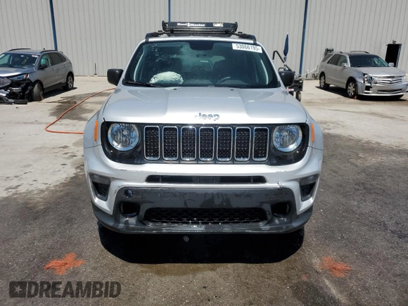 2020 Jeep Renegade Sport with VIN ZACNJAAB6LPL16619, listed as a Copart auction lot 53066195 with 54,226 mi miles and Salvage title. Bid and sale history available at DreamBid. Image 5.