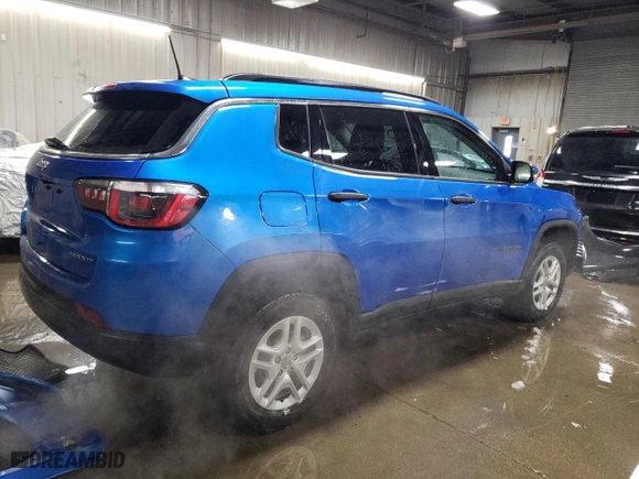 2020 Jeep Compass Sport with VIN 3C4NJDAB5LT149277, listed as a Copart auction lot 45512905 with 78,251 mi miles and Salvage Title. Bid and sale history available at carsss.com. Image 3.