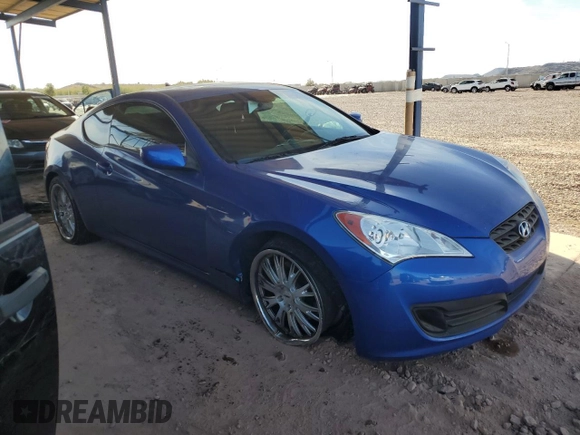 2011 Hyundai Genesis Coupe with VIN KMHHT6KD9BU054742, listed as a Copart auction lot 42587585 with 101,310 mi miles and Salvage title. Bid and sale history available at DreamBid. Image 4.