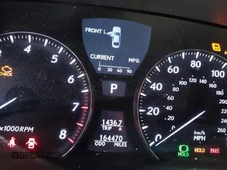 2007 Lexus LS 460 with VIN JTHBL46F975046019, listed as a IAAI auction lot 41774394 with 164,470 mi miles. Bid and sale history available at carsss.com. Image 15.