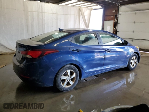2015 Hyundai Elantra SE with VIN 5NPDH4AE3FH602804, listed as a Copart auction lot 62025025 with 230,419 mi miles and Clean title. Bid and sale history available at DreamBid. Image 3.