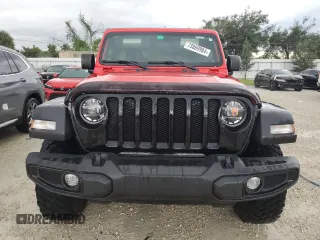 2022 Jeep Wrangler Unlimited Willys with VIN 1C4HJXDN7NW237703, listed as a Copart auction lot 73889984 with Not Provided miles and Non Repairable. Bid and sale history available at DreamBid. Image 5.