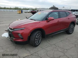 2024 Chevrolet Blazer RS with VIN 3GNKBERS5RS187284, listed as a Copart auction lot 85164194 with 5,694 mi miles and Salvage Title. Bid and sale history available at carsss.com. Image 1.