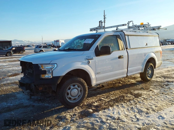 2017 Ford F-150 XL with VIN 1FTMF1EP5HKE54269, listed as a IAAI auction lot 41282914 with 92,569 mi miles and . Bid and sale history available at DreamBid. Image 2.
