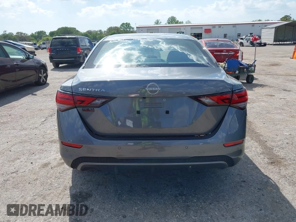 2024 Nissan Sentra S with VIN 3N1AB8BV7RY390221, listed as a IAAI auction lot 41944821 with 11,852 mi miles and . Bid and sale history available at DreamBid. Image 16.
