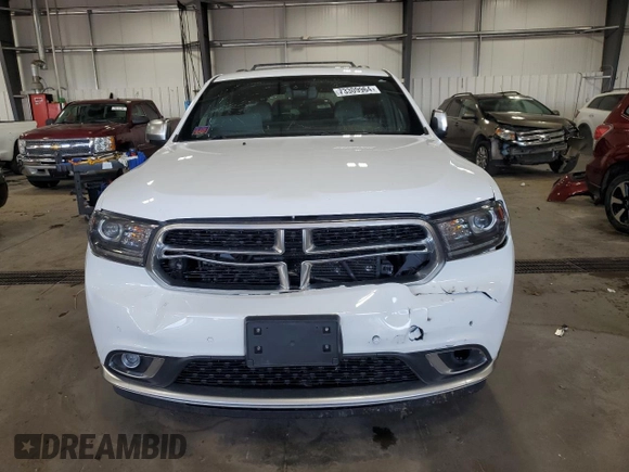 2018 Dodge Durango Citadel with VIN 1C4RDJEG4JC497934, listed as a Copart auction lot 73309964 with 69,595 mi miles and Salvage title. Bid and sale history available at DreamBid. Image 5.