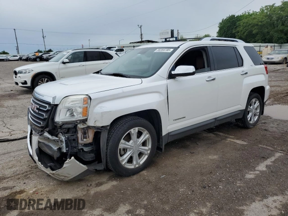 2016 GMC Terrain SLT z VIN 2GKALPEK3G6357323, wystawiony jako Copart lot #55359785 z przebiegiem 148 764 mil mil oraz Szkoda całkowita • Salvage title. Historia ofert i sprzedaży dostępna na DreamBid. Obrazek 1.