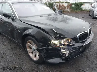 2008 BMW 7 Series 750Li with VIN WBAHN83558DT80612, listed as a IAAI auction lot 41480013 with 91694 miles. Bid and sale history available at carsss.com. Image 6.