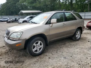 2002 Lexus RX 300 with VIN JTJGF10U320125323, listed as a Copart auction lot 59705155 with 139,158 mi miles and Salvage title. Bid and sale history available at DreamBid. Image 1.