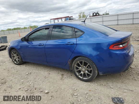 2013 Dodge Dart SXT z VIN 1C3CDFBA7DD343286, wystawiony jako Copart lot #57573145 z przebiegiem 180 337 mil mil oraz Czysty tytuł • Clean title. Historia ofert i sprzedaży dostępna na DreamBid. Obrazek 2.