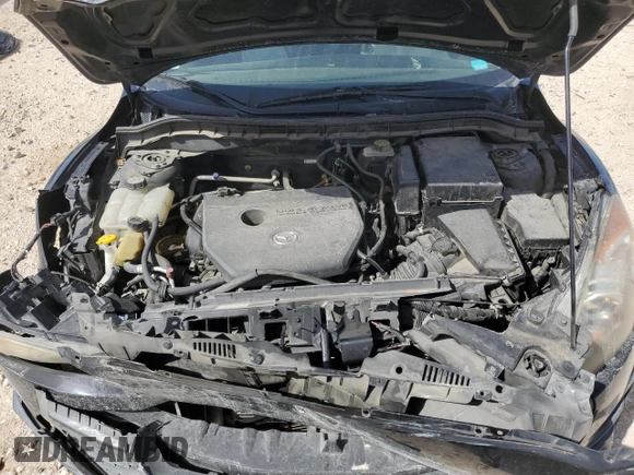 2010 Mazda 3 i Sport with VIN JM1BL1SF9A1215637, listed as a Copart auction lot 47642905 with 135,559 mi miles and Salvage Title. Bid and sale history available at carsss.com. Image 12.