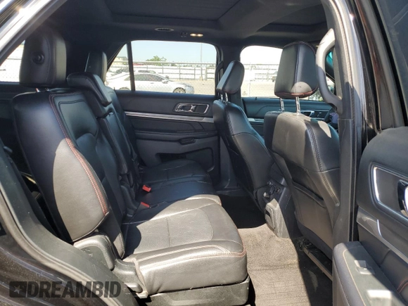 2018 Ford Explorer Sport with VIN 1FM5K8GT3JGB57766, listed as a Copart auction lot 55420595 with 117,350 mi miles and Salvage title. Bid and sale history available at DreamBid. Image 11.