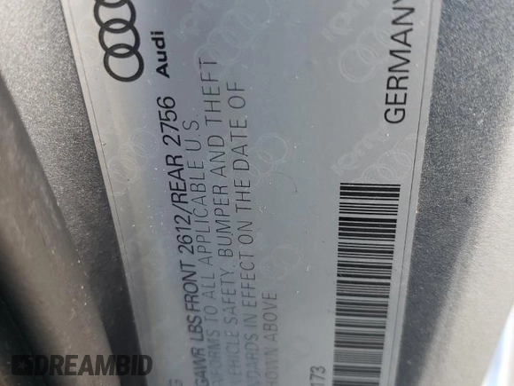 2016 Audi A6 2.0T Premium Plus with VIN WAUGFAFC3GN056173, listed as a Copart auction lot 36917123 with 76,856 mi miles. Bid and sale history available at carsss.com. Image 12.