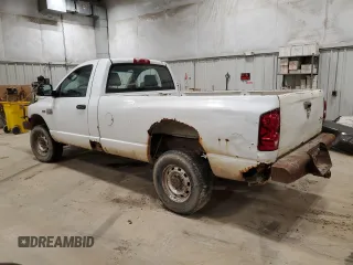 2007 Dodge Ram 2500 ST with VIN 3D7KS26D77G791423, listed as a Copart auction lot 51070605 with 195,997 mi miles and Clean Title. Bid and sale history available at carsss.com. Image 2.