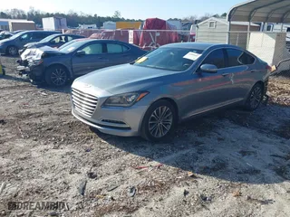 2016 Hyundai Genesis 3.8L with VIN KMHGN4JEXGU131372, listed as a IAAI auction lot 41091057 with 111,229 mi miles. Bid and sale history available at carsss.com. Image 18.