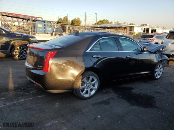 2013 Cadillac ATS Sedan Performance Collection AWD with VIN 1G6AJ5SX1D0144643, listed as a Copart auction lot 73338224 with 168,327 mi miles and Salvage Title. Bid and sale history available at carsss.com. Image 3.