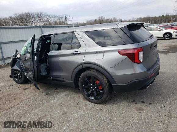 2021 Ford Explorer ST z VIN 1FM5K8GC3MGA55033, wystawiony jako Copart lot #49859815 z przebiegiem Nie podano mil oraz Szkoda całkowita • Salvage title. Historia ofert i sprzedaży dostępna na DreamBid. Obrazek 2.