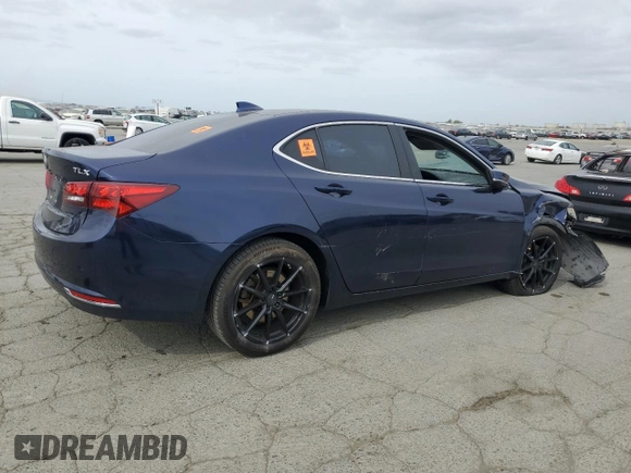 2015 Acura TLX Technology with VIN 19UUB2F51FA019378, listed as a Copart auction lot 54581335 with 91,899 mi miles and Salvage title. Bid and sale history available at DreamBid. Image 3.