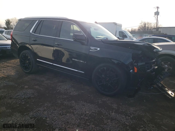 2023 GMC Yukon Denali with VIN 1GKS2DKL9PR484262, listed as a Copart auction lot 82388854 with 12,676 mi miles and Salvage Title. Bid and sale history available at carsss.com. Image 4.