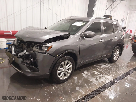 2014 Nissan Rogue SV with VIN 5N1AT2MK4EC867499, listed as a IAAI auction lot 41326241 with 53,529 mi miles. Bid and sale history available at carsss.com. Image 17.