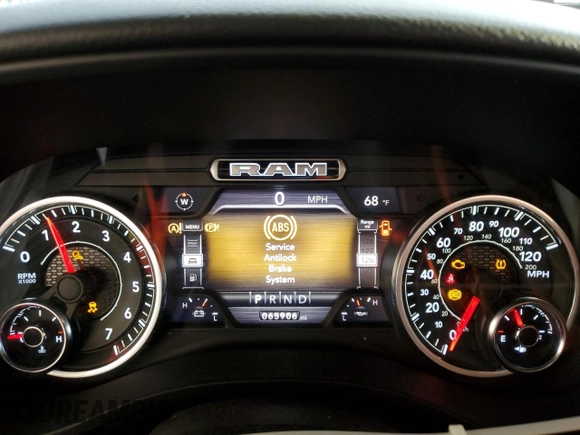 2020 Ram 1500 Big Horn with VIN 1C6SRFFT1LN393444, listed as a Copart auction lot 52934135 with 65,906 mi miles and Salvage Title. Bid and sale history available at carsss.com. Image 9.