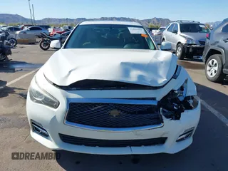 2014 Infiniti Q50 Hybrid Sport with VIN JN1AV7AP0EM691057, listed as a IAAI auction lot 41836162 with 147,477 mi miles and . Bid and sale history available at DreamBid. Image 12.