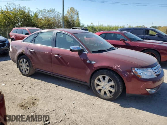 2008 Ford Taurus Limited with VIN 1FAHP25W28G179996, listed as a Copart auction lot 75977554 with 93,077 mi miles and Salvage Title. Bid and sale history available at carsss.com. Image 4.