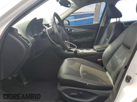 2016 Infiniti Q50 2.0t Premium with VIN JN1CV7AR8GM252752, listed as a Copart auction lot 53073845 with 143,706 mi miles and Salvage Title. Bid and sale history available at carsss.com. Image 7.