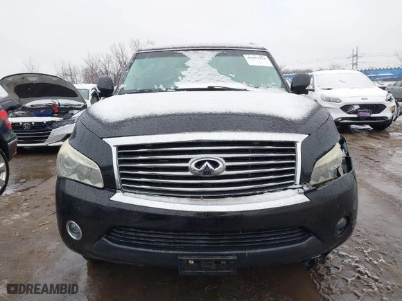 2013 Infiniti QX56 with VIN JN8AZ2NE8D9040844, listed as a IAAI auction lot 41497934 with 99,937 mi miles. Bid and sale history available at carsss.com. Image 12.