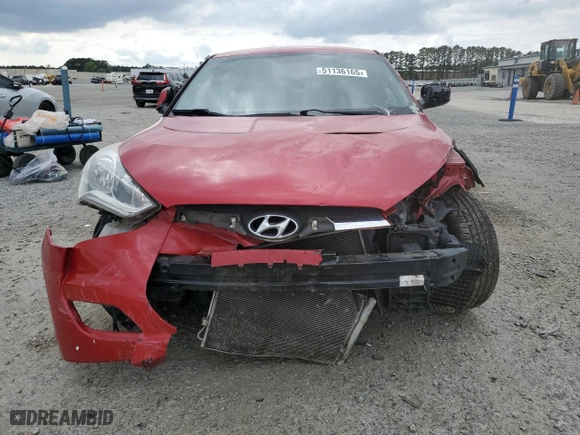 2015 Hyundai Veloster with VIN KMHTC6AD1FU243001, listed as a Copart auction lot 51136165 with 140,251 mi miles and Salvage Title. Bid and sale history available at carsss.com. Image 5.