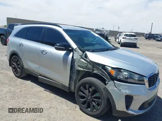 2019 Kia Sorento LX with VIN 5XYPG4A51KG596857, listed as a IAAI auction lot 42292864 with 117,189 mi miles and . Bid and sale history available at DreamBid. Image 1.