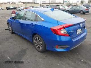 2017 Honda Civic Sedan EX with VIN 2HGFC2F72HH535812, listed as a IAAI auction lot 41894793 with 124,594 mi miles. Bid and sale history available at carsss.com. Image 3.