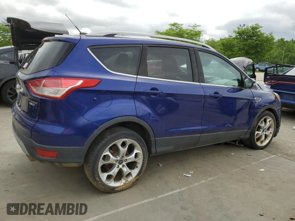 2015 Ford Escape Titanium with VIN 1FMCU9J99FUC22925, listed as a Copart auction lot 56871275 with 113,452 mi miles and Non Repairable. Bid and sale history available at DreamBid. Image 3.