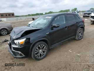 2019 Mitsubishi Outlander ES with VIN JA4AP3AUXKU034620, listed as a Copart auction lot 54695825 with 57,390 mi miles and Salvage title. Bid and sale history available at DreamBid. Image 1.