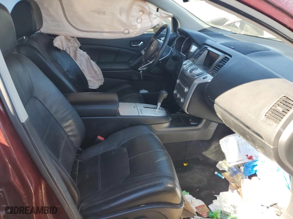 2012 Nissan Murano SL with VIN JN8AZ1MU6CW112028, listed as a Copart auction lot 89210785 with 131,295 mi miles and Salvage Title. Bid and sale history available at carsss.com. Image 7.