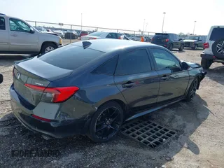2024 Honda Civic Sport with VIN 2HGFE2F58RH526395, listed as a IAAI auction lot 41576275 with 14,692 mi miles and . Bid and sale history available at DreamBid. Image 4.